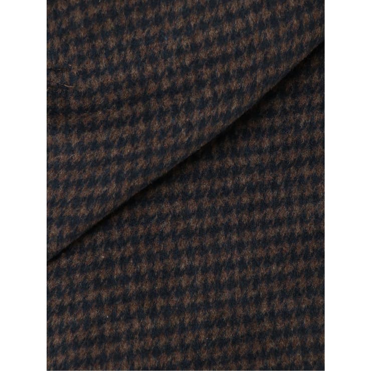 ニットメルトン ガンクラブチェック柄ステンカラーコート  | TAKA-Q MEN | 詳細画像11 