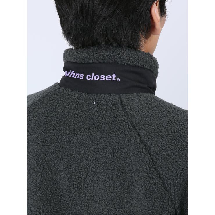 54カーキ】【WEB限定】ミンズクローゼット/mihns closet ボアブルゾン