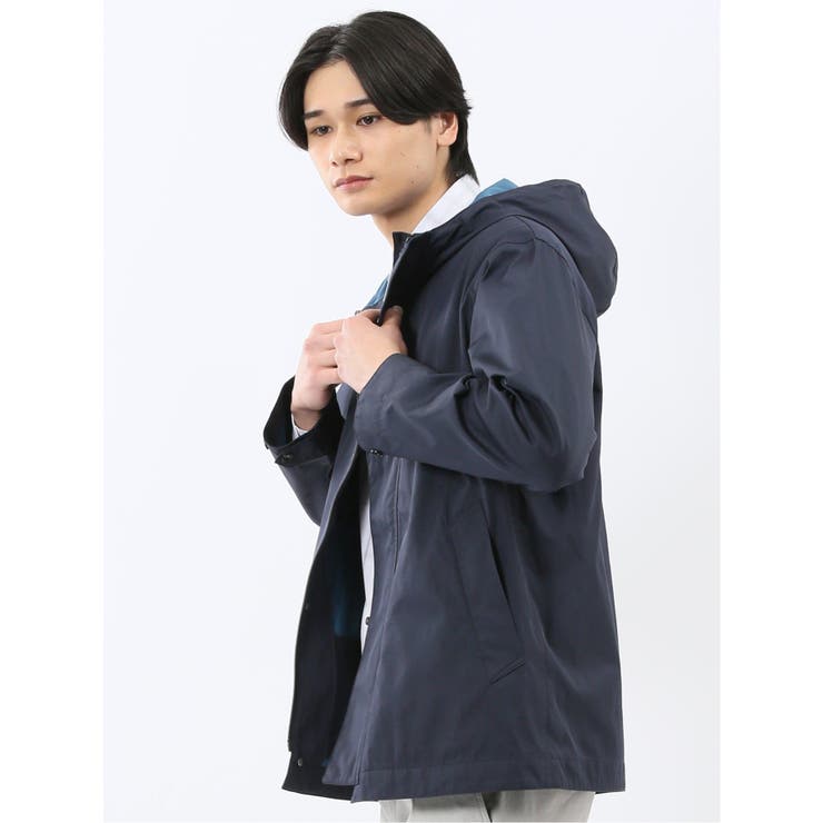 撥水ダブルフェイス フーデッドブルゾン | TAKA-Q MEN | 詳細画像14 