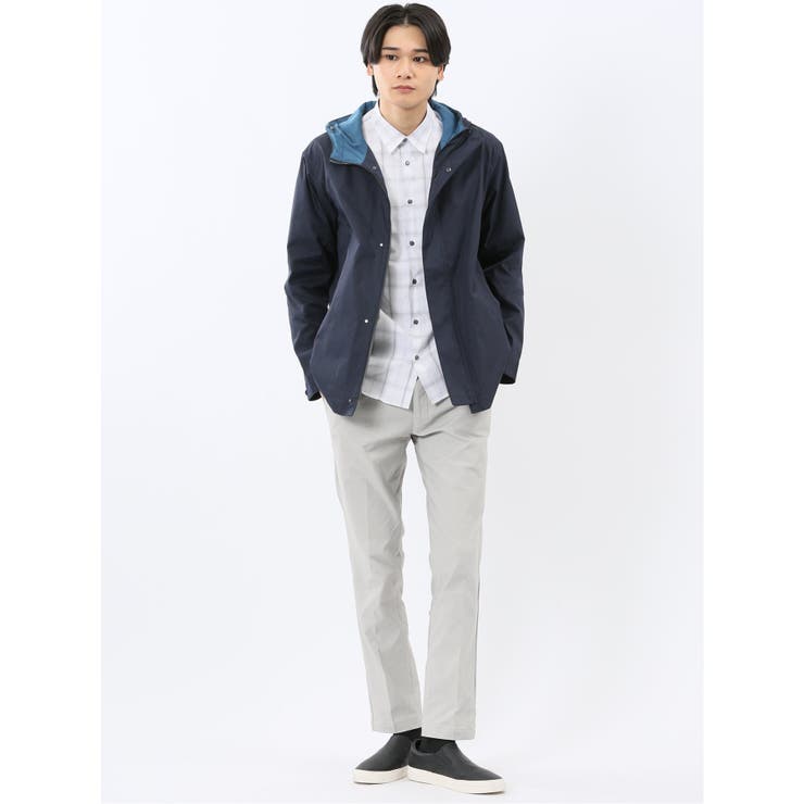 撥水ダブルフェイス フーデッドブルゾン | TAKA-Q MEN | 詳細画像17 