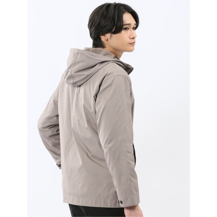 撥水ダブルフェイス フーデッドブルゾン | TAKA-Q MEN | 詳細画像4 
