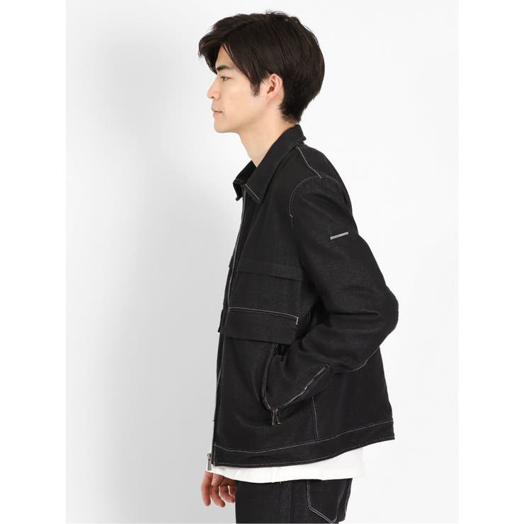 シルバーステッチ デニムブルゾン(セットアップ可能)[品番：TKQJ0016434]｜TAKA-Q  MEN（タカキュー）のメンズファッション通販｜SHOPLIST（ショップリスト）