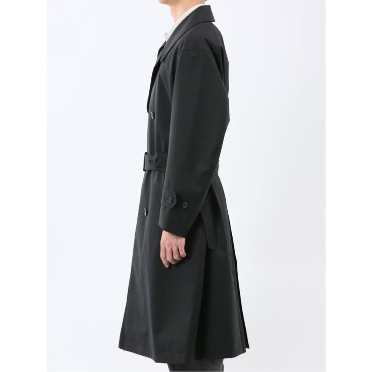 NEO BASICS 防風 ウール混 ダブルトレンチコート | TAKA-Q MEN | 詳細画像6 