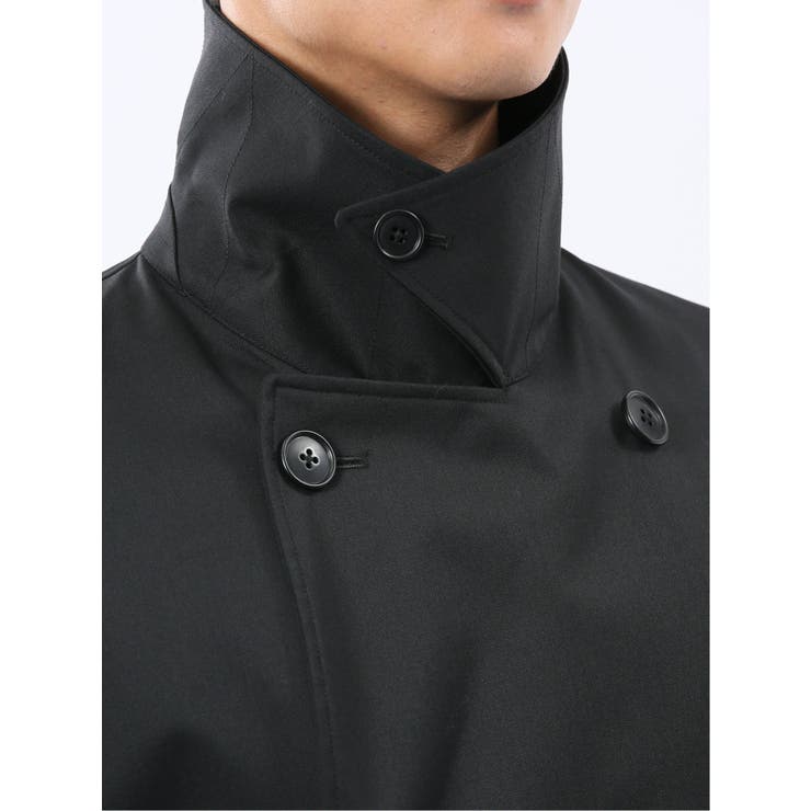 NEO BASICS 防風 ウール混 ダブルトレンチコート | TAKA-Q MEN | 詳細画像9 