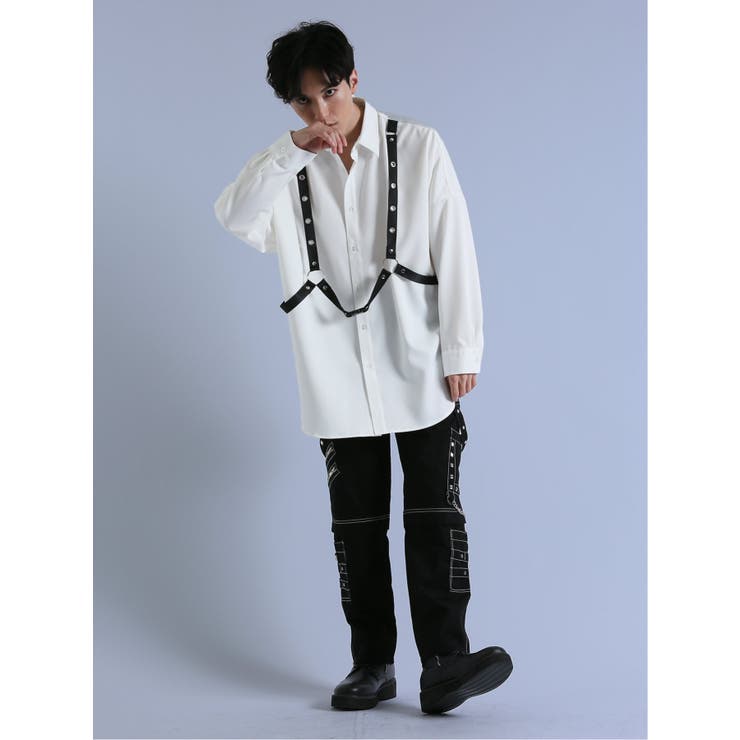 SD×PSYCHONATION 脱着ストラップ 長袖シャツ | TAKA-Q MEN | 詳細画像11 