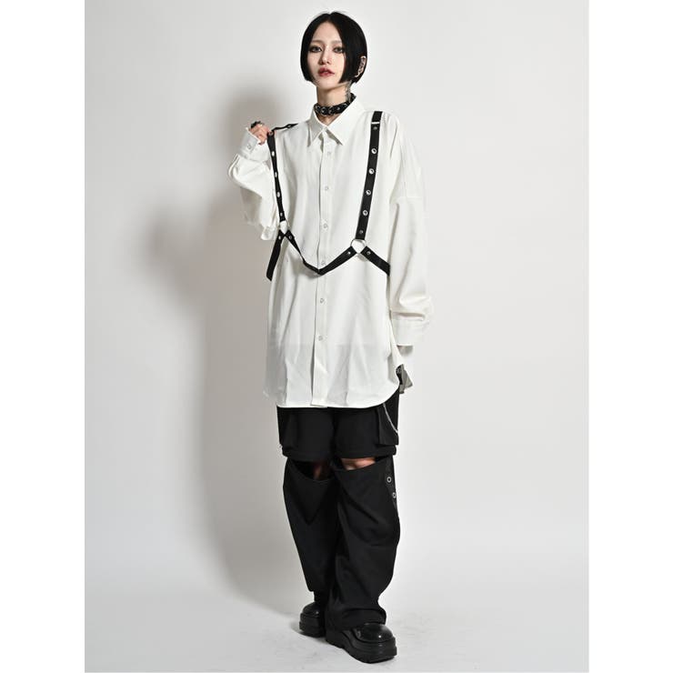 SD×PSYCHONATION 脱着ストラップ 長袖シャツ | TAKA-Q MEN | 詳細画像13 