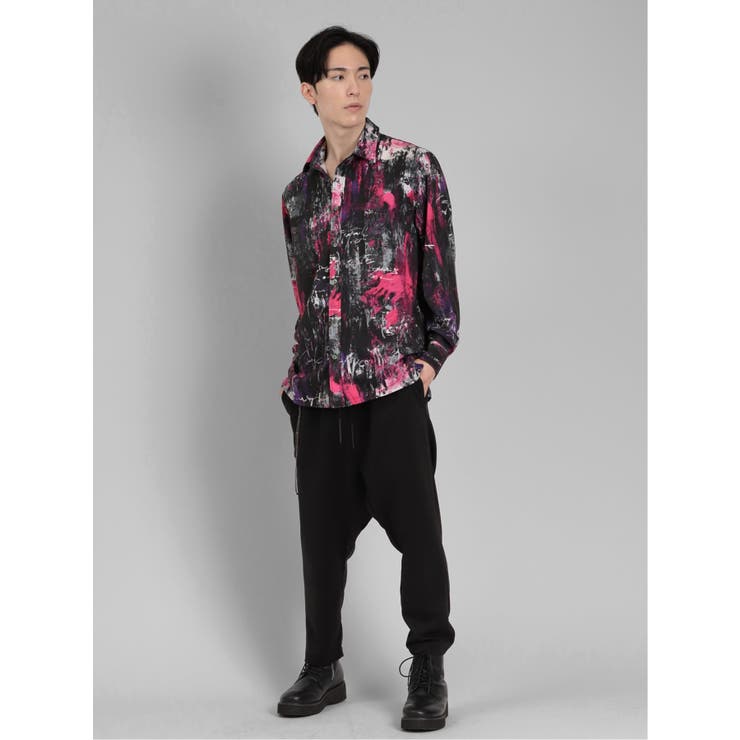 ▶︎bigqween様用　18.SS 国内正規美品■フェンディ 半袖シャツシルク SHELLAC×SD 総柄プリント長袖シャツ[品番：TKQJ0018628]｜TAKA-Q
