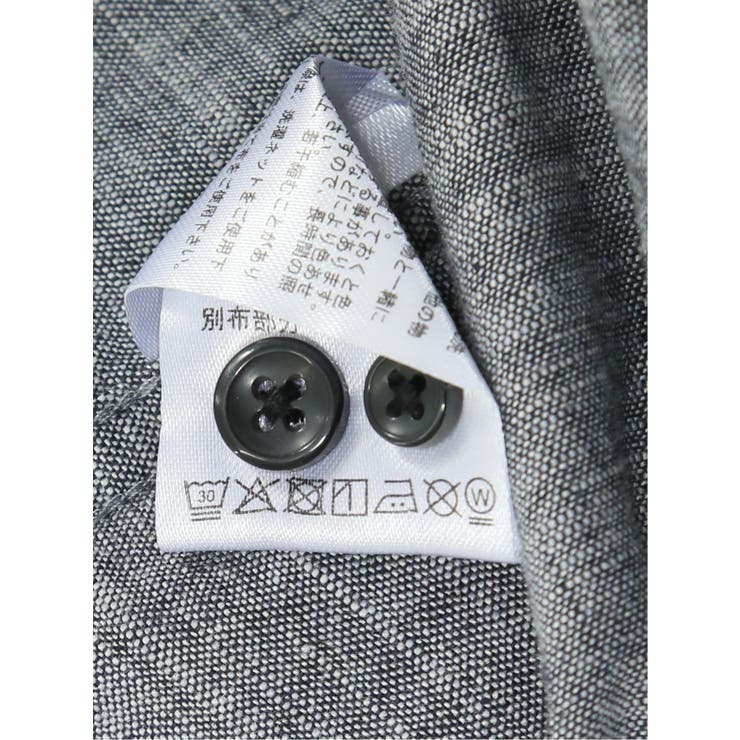 コットンリネン ボタンダウン7分袖シャツ | TAKA-Q MEN | 詳細画像25 