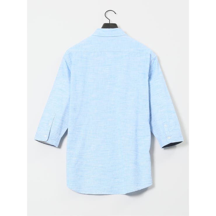 コットンリネン ボタンダウン7分袖シャツ | TAKA-Q MEN | 詳細画像36 