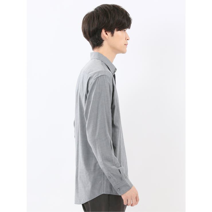シャンブレー レギュラーカラー長袖シャツ | TAKA-Q MEN | 詳細画像13 