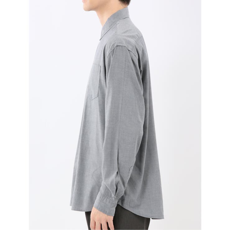 シャンブレー レギュラーカラー長袖シャツ | TAKA-Q MEN | 詳細画像16 