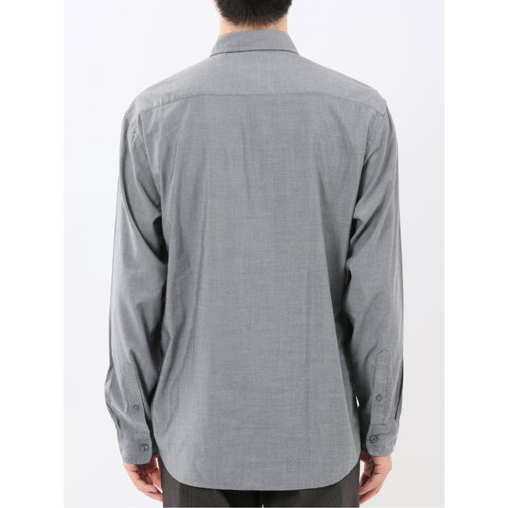 シャンブレー レギュラーカラー長袖シャツ | TAKA-Q MEN | 詳細画像17 