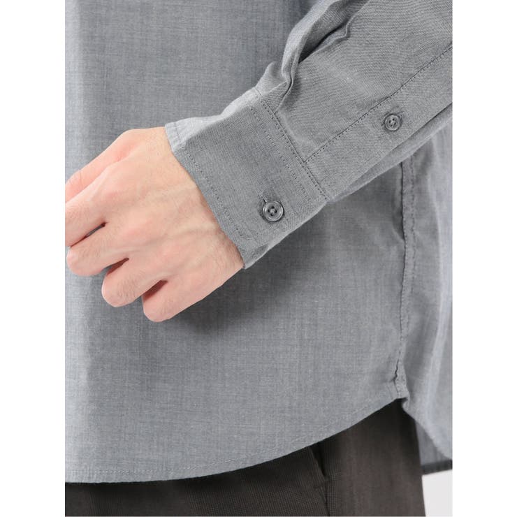 シャンブレー レギュラーカラー長袖シャツ | TAKA-Q MEN | 詳細画像19 