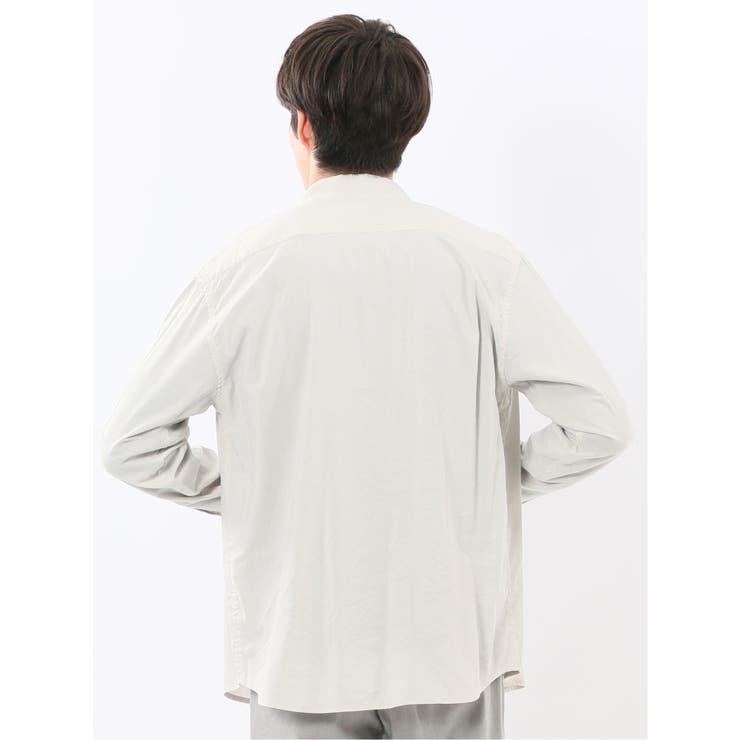 シャンブレー レギュラーカラー長袖シャツ | TAKA-Q MEN | 詳細画像3 