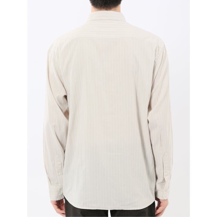 シャンブレーストライプ レギュラーカラー長袖シャツ | TAKA-Q MEN | 詳細画像8 