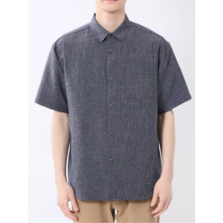TechLinen レギュラーカラー 半袖シャツ | TAKA-Q MEN | 詳細画像18 
