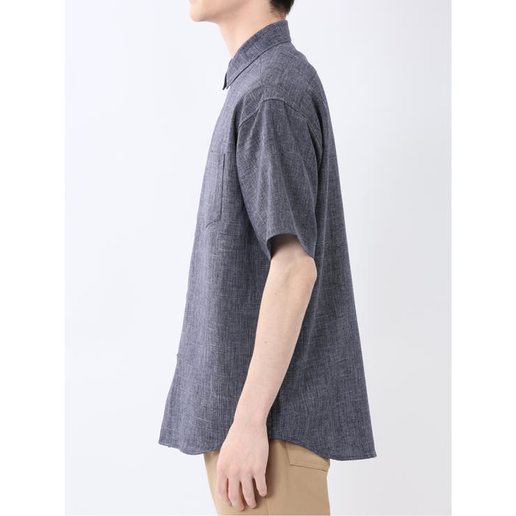 TechLinen レギュラーカラー 半袖シャツ | TAKA-Q MEN | 詳細画像19 