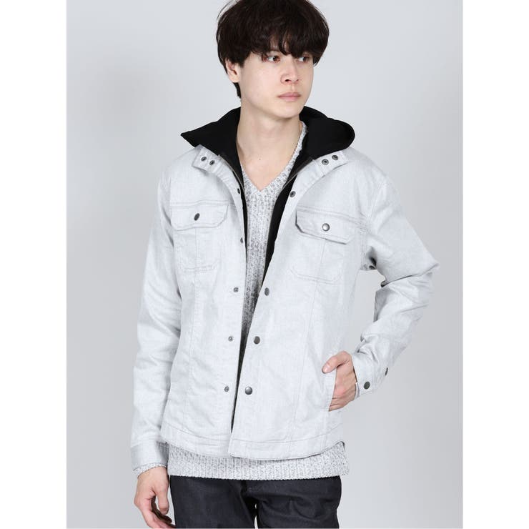 ストレッチ フェイクフード シャツアウター 品番 Tkqj Taka Q Men タカキュー のメンズ ファッション通販 Shoplist ショップリスト
