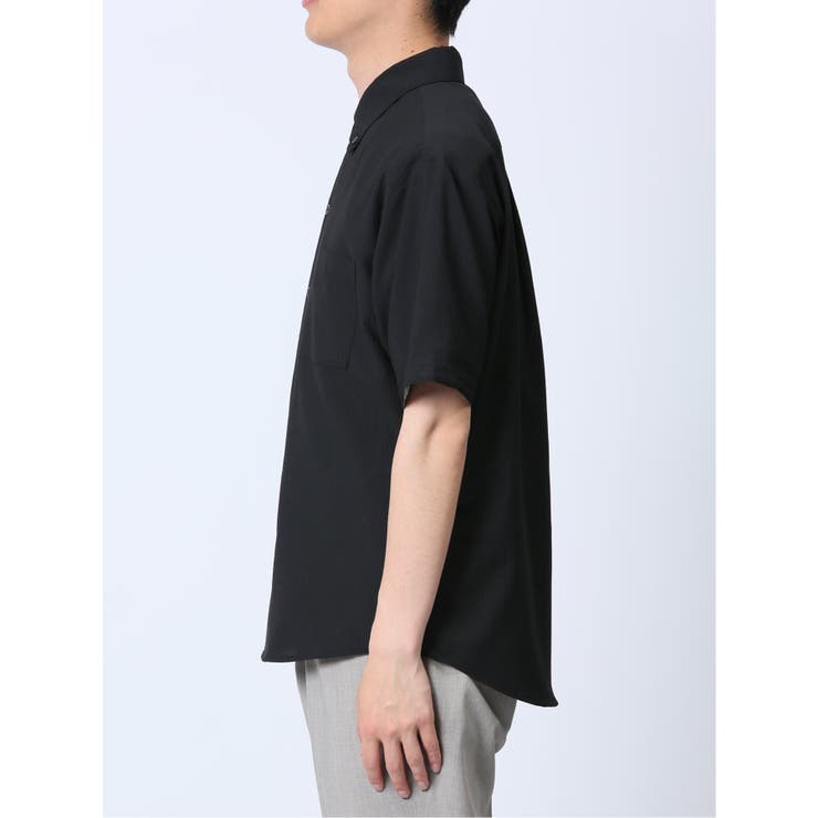 ストレッチ楊柳 ボタンダウン半袖シャツ | TAKA-Q MEN | 詳細画像17 