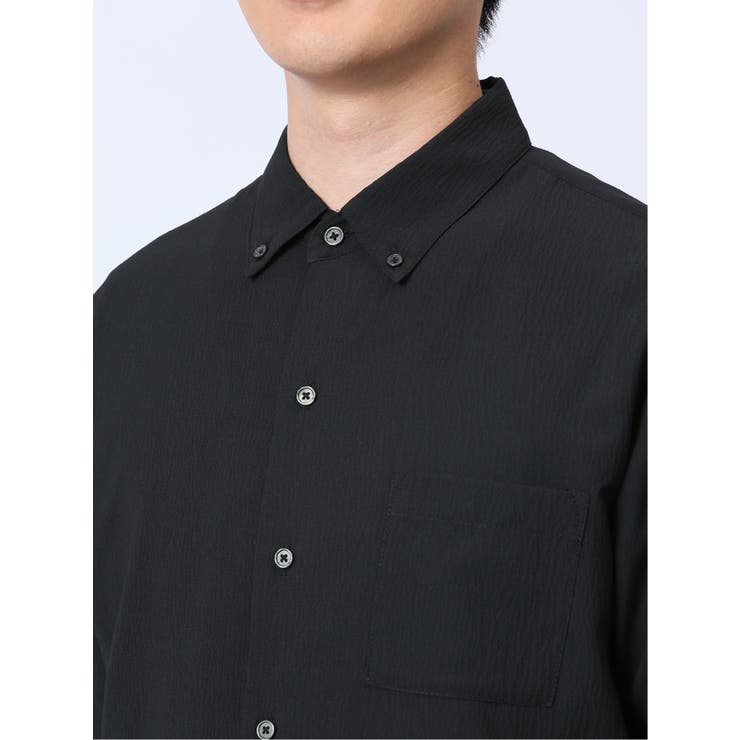 ストレッチ楊柳 ボタンダウン半袖シャツ | TAKA-Q MEN | 詳細画像19 