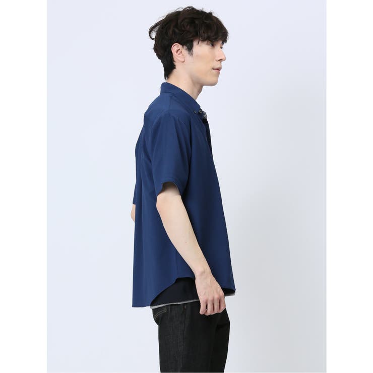 ストレッチ楊柳 ボタンダウン半袖シャツ | TAKA-Q MEN | 詳細画像25 