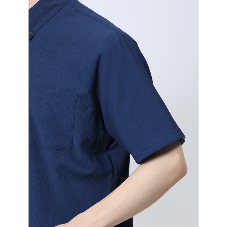 ストレッチ楊柳 ボタンダウン半袖シャツ | TAKA-Q MEN | 詳細画像31 