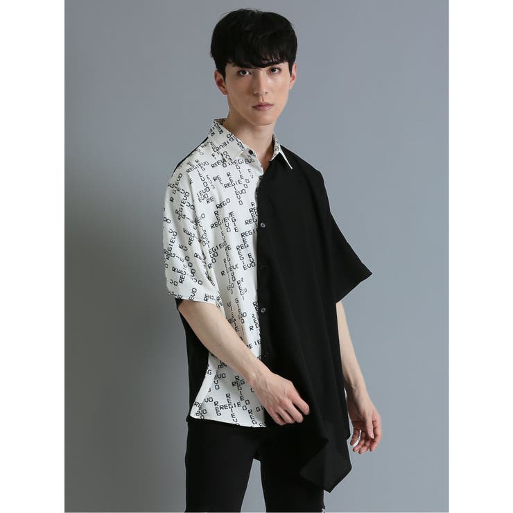 アシンメトリー マントシャツ[品番：TKQJ0019186]｜TAKA-Q MEN