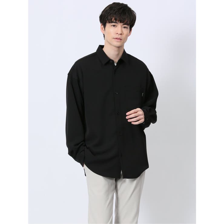 ストレッチ レギュラーカラー長袖シャツ[品番：TKQJ0024501]｜TAKA-Q MEN（タカキュー）のメンズ ファッション通販｜SHOPLIST（ショップリスト）