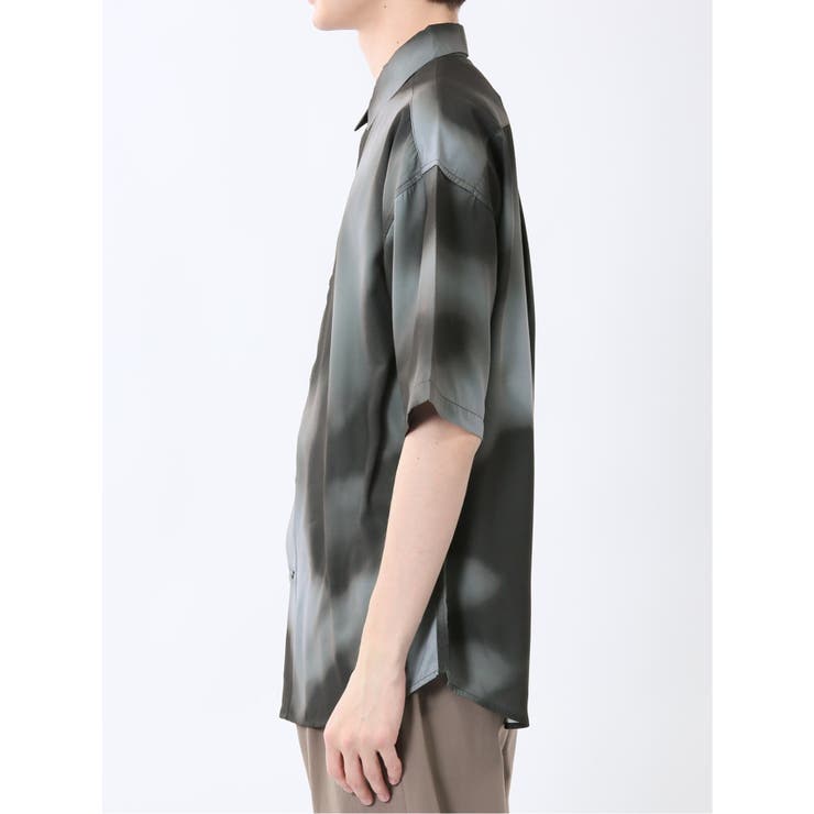 接触冷感 総柄 レギュラーカラー半袖シャツ | TAKA-Q MEN | 詳細画像7 