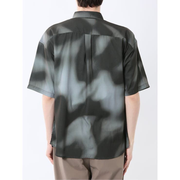 接触冷感 総柄 レギュラーカラー半袖シャツ | TAKA-Q MEN | 詳細画像8 