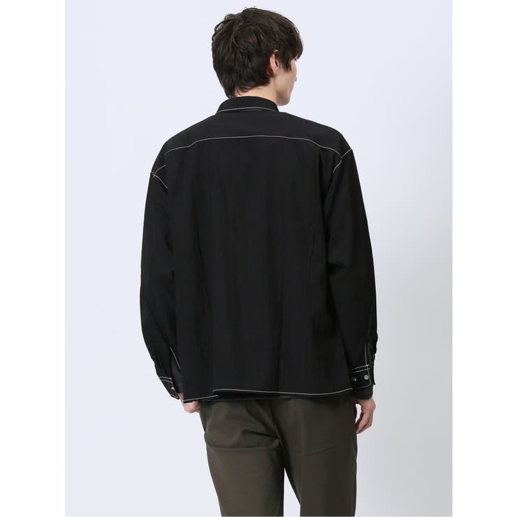 タスランステッチ レギュラーカラー長袖シャツ | TAKA-Q MEN | 詳細画像15 