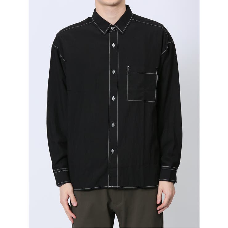 タスランステッチ レギュラーカラー長袖シャツ | TAKA-Q MEN | 詳細画像18 