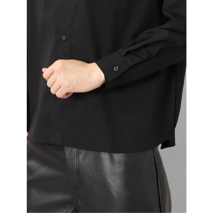 レーヨン混 ネックレス付 長袖BIGシャツ | TAKA-Q MEN | 詳細画像10 