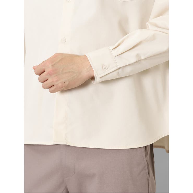 レーヨン混 ネックレス付 長袖BIGシャツ | TAKA-Q MEN | 詳細画像18 