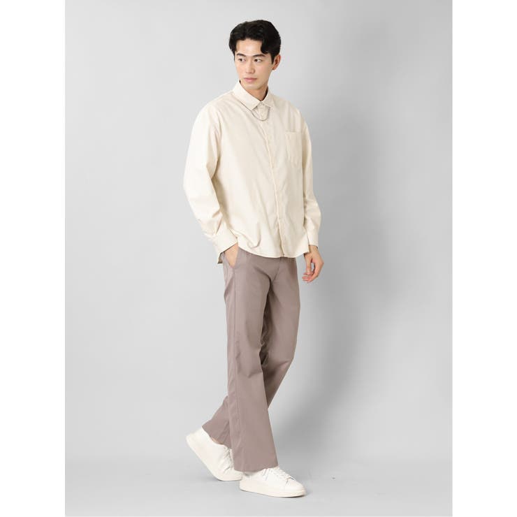 レーヨン混 ネックレス付 長袖BIGシャツ | TAKA-Q MEN | 詳細画像19 