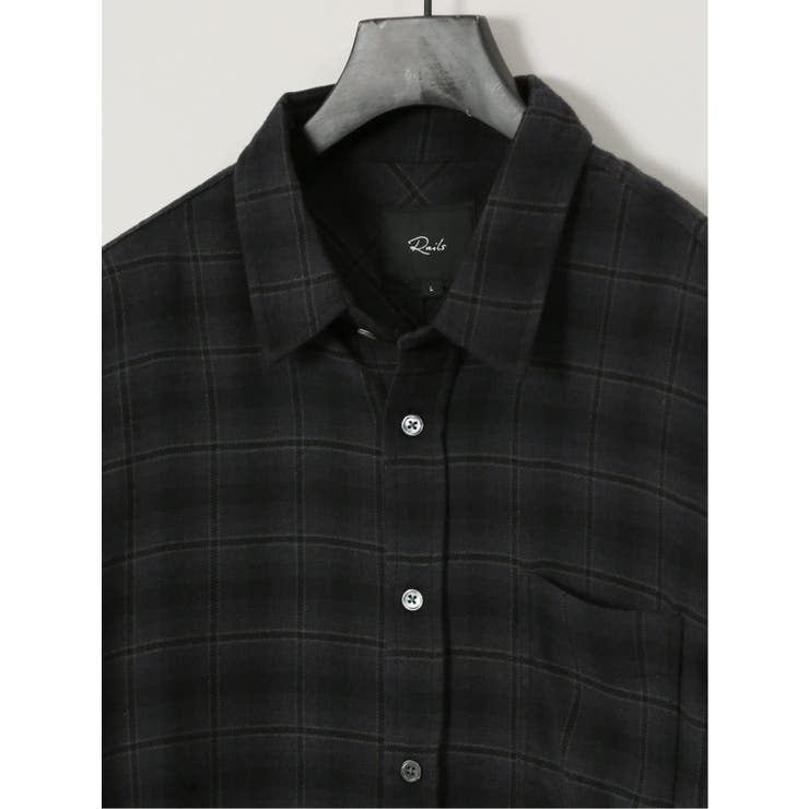 レイルズ/Rails チェック柄長袖シャツ | TAKA-Q MEN | 詳細画像3 