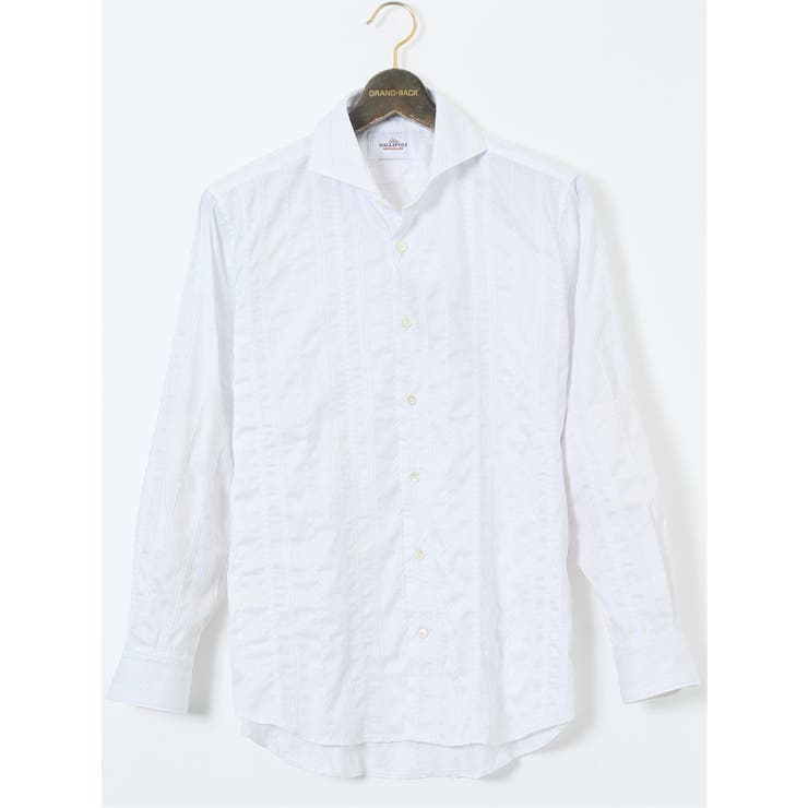 01白 | 【大きいサイズ】ガリポリカミチェリア GALLIPOLI camiceria | TAKA-Q MEN