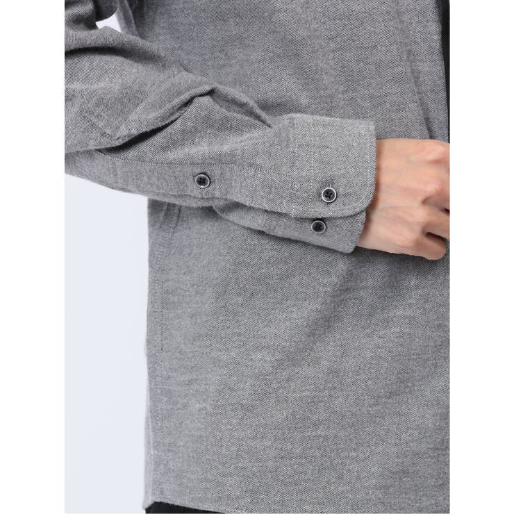 フランネルツイル ボタンダウン長袖シャツ | TAKA-Q MEN | 詳細画像10 