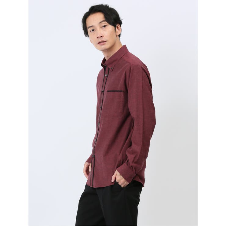 フランネルツイル ボタンダウン長袖シャツ | TAKA-Q MEN | 詳細画像12 