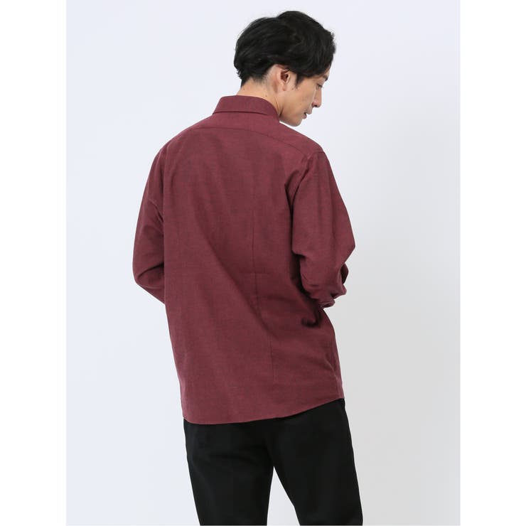 フランネルツイル ボタンダウン長袖シャツ | TAKA-Q MEN | 詳細画像13 