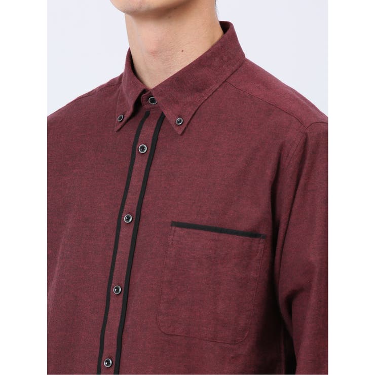 フランネルツイル ボタンダウン長袖シャツ | TAKA-Q MEN | 詳細画像19 