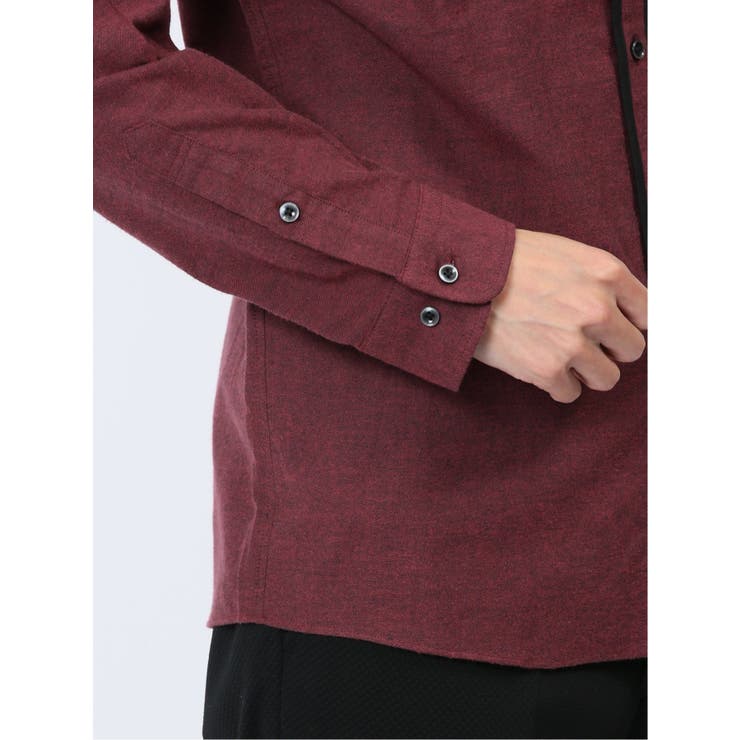 フランネルツイル ボタンダウン長袖シャツ | TAKA-Q MEN | 詳細画像20 