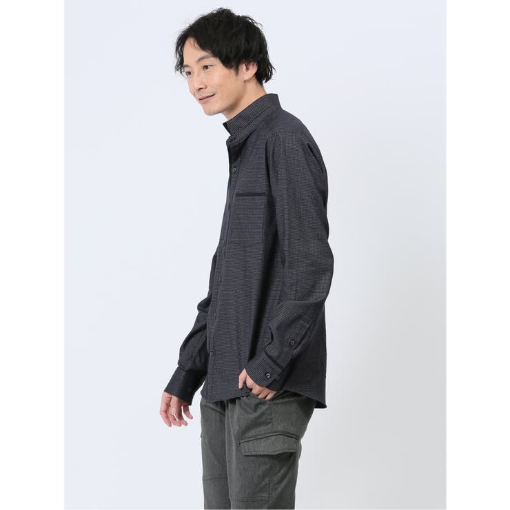 ドビー スタンドカラー長袖シャツ | TAKA-Q MEN | 詳細画像16 