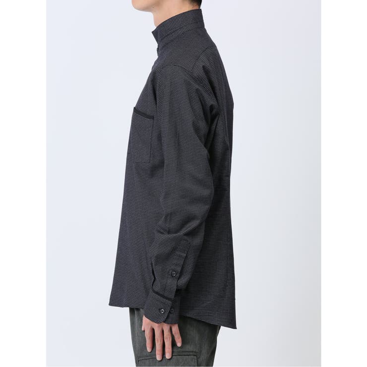 ドビー スタンドカラー長袖シャツ | TAKA-Q MEN | 詳細画像21 