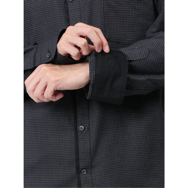 ドビー スタンドカラー長袖シャツ | TAKA-Q MEN | 詳細画像25 