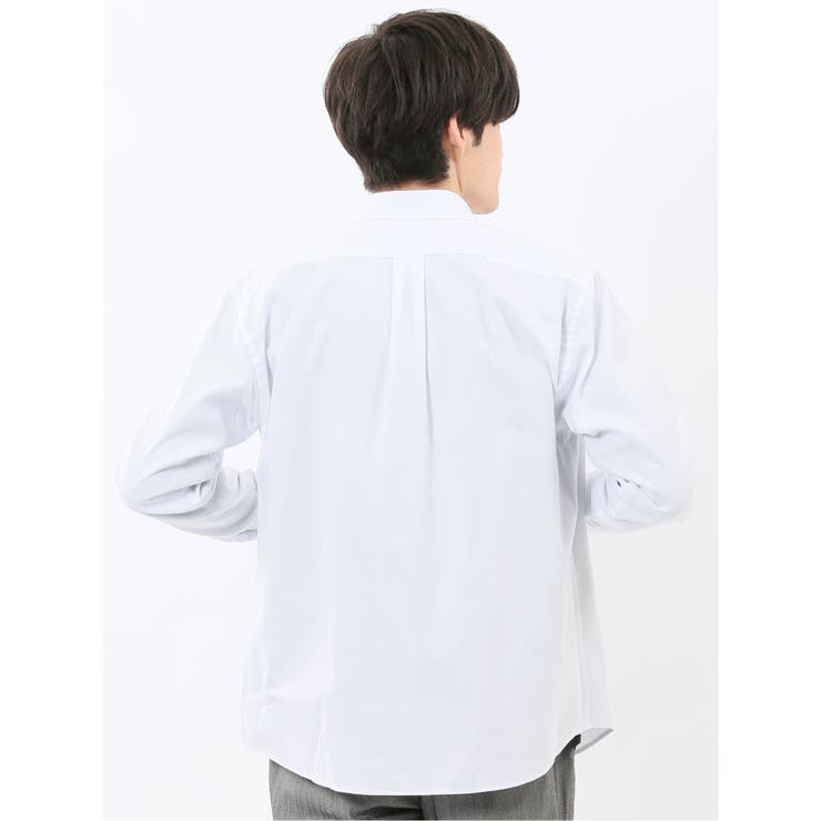 綿混オックス ボタンダウン 長袖シャツ | TAKA-Q MEN | 詳細画像3 
