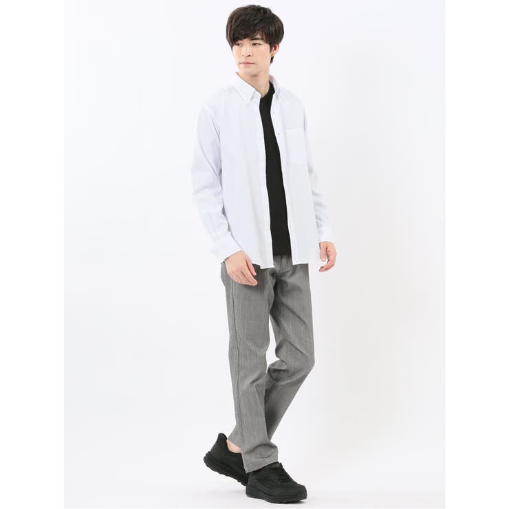 綿混オックス ボタンダウン 長袖シャツ | TAKA-Q MEN | 詳細画像5 