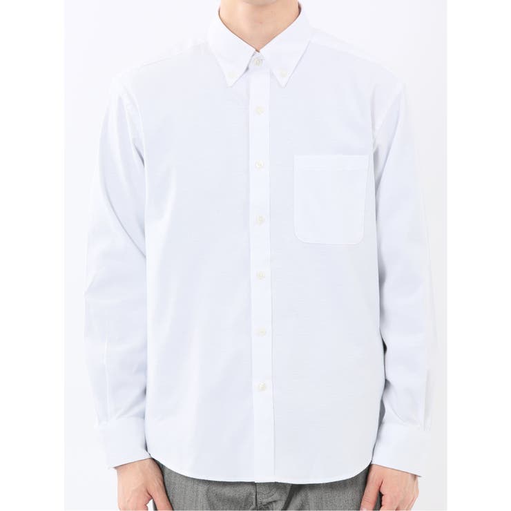 綿混オックス ボタンダウン 長袖シャツ | TAKA-Q MEN | 詳細画像6 