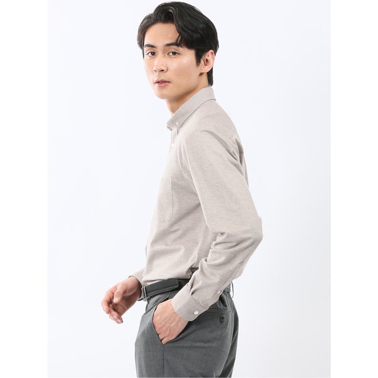 アルティマ ショートボタンダウン ビジカジ長袖シャツ | TAKA-Q MEN | 詳細画像2 