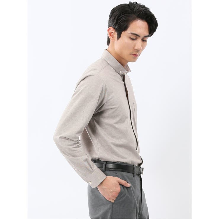 アルティマ ショートボタンダウン ビジカジ長袖シャツ | TAKA-Q MEN | 詳細画像4 